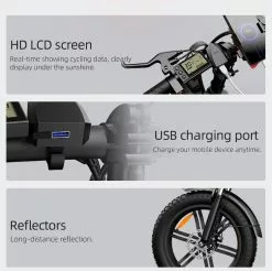 Electric Bicycle ADO A20F XE -pyöräkauppa A20FXE Mobile 13