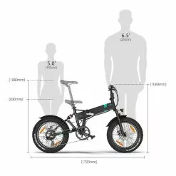 Electric Bicycle Fiido M21 (48 V / 11,6 Ah), Foldable -pyöräkauppa elektrijalgratas fiido m21 12